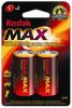 Alkalick baterie KODAK Max LR14/C mal monolnek 2ks