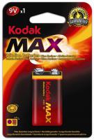 Alkalick baterie KODAK MAX 9V 1ks
