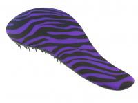 Kart na vlasy Detangler Brush rozesvc fialovo-ern Zebra