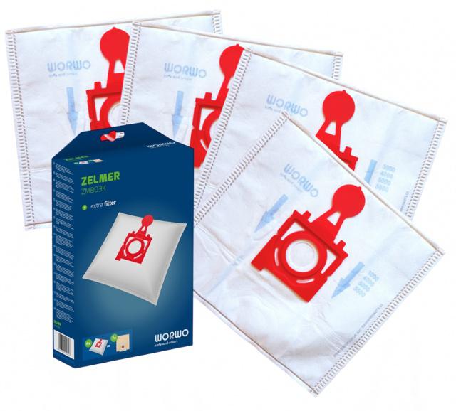 Alternativní sáčky do vysavače Zelmer 49.49.4200, 49.2200 Saf Bag. Filtrační třída M, vyrobeno v EU. Pro Zelmer Cobra, Orion, Syrius... Alternativní sáčky do vysavače Zelmer 49.49.4200, 49.2200 Saf Bag. Filtrační třída M, vyrobeno v EU. Pro Zelmer Cobra, Orion, Syrius...