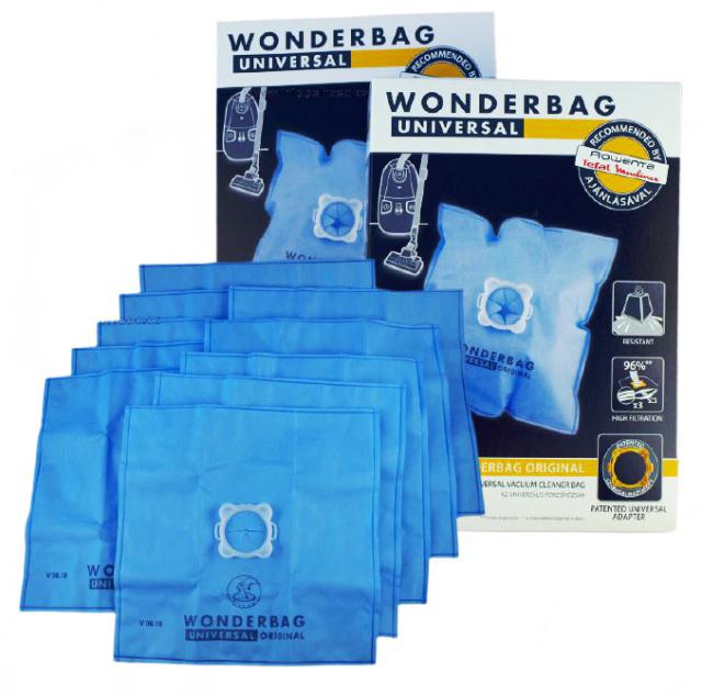 Originální sáčky do vysavačů ROWENTA Gr. WB406140 kompatibilní 10ks Wonderbag Universal