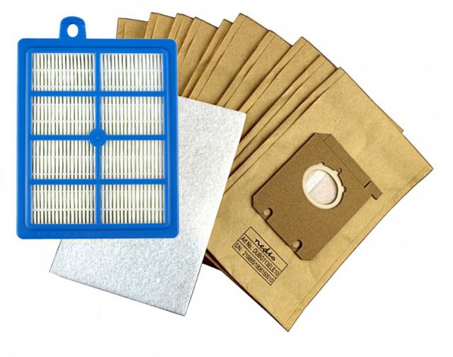 Sáčky k vysavači ELECTROLUX UltraOne ZUOORIGWR + papírové 10ks a HEPA filtr