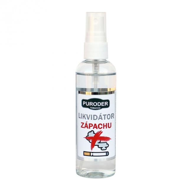 Likvidátor zápachu z cigaret Puroder TOBACCO, 100 ml - neparfemovaný