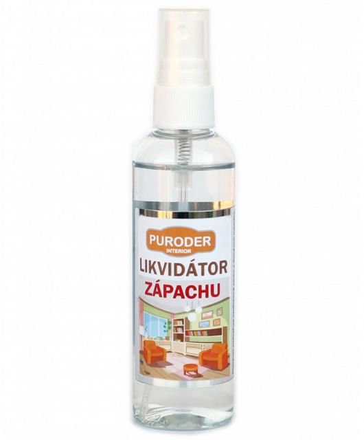 Likvidátor zápachu pro interiéry Puroder INTERIOR, 100 ml - neparfemovaný