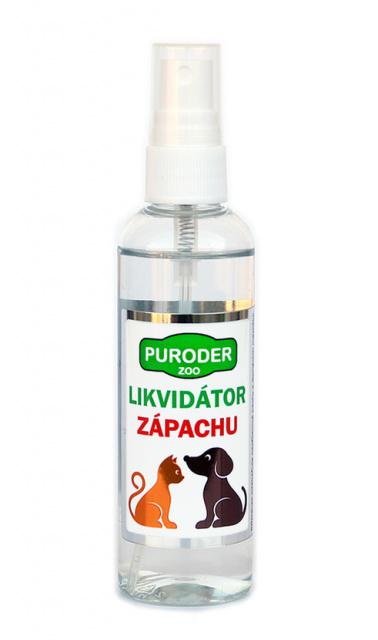 Likvidátor zápachu z domácích mazlíčků Puroder ZOO, 100 ml - neparfemovaný