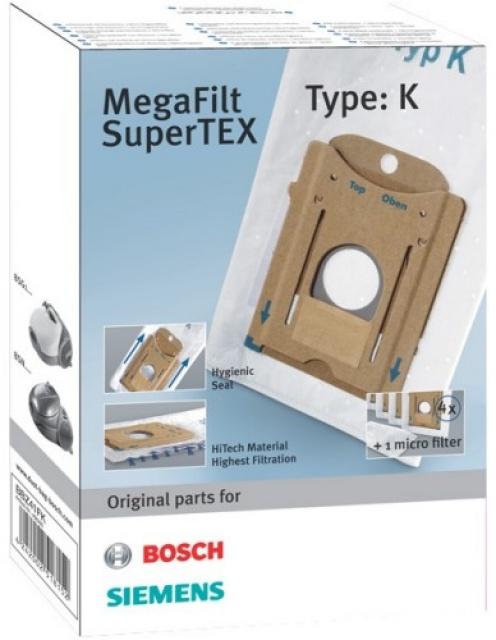 Fotografie Sáčky Bosch BBZ41FK pro SIEMENS VS01E1550 4ks a filtr
